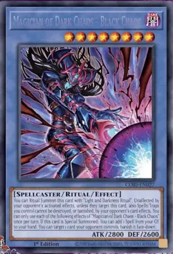 Magician Of Dark Chaos Black Chaos Origin Presale 7/3 Secret Rare Yu-Gi-Oh! CORI - Image 1