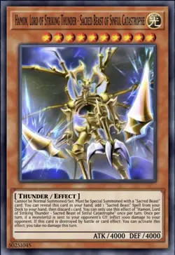 Hamon Sacred Beast Of Catastrophe Chaos Origin Presale 7/3 Yu-Gi-Oh! CORI-EN - Image 1