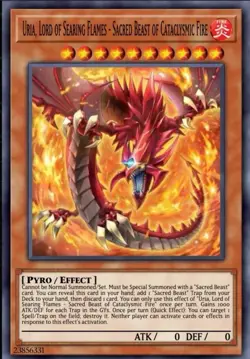 URIA LORD SEARING FLAME SACRED BEAST Chaos Origin Presale 7/3 Yu-Gi-Oh! CORI-EN - Image 1