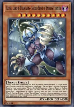 RAVIEL LORD OF PHANTASM SACRED BEAST Chaos Origin Presale 7/3 Yu-Gi-Oh! CORI-EN - Image 1
