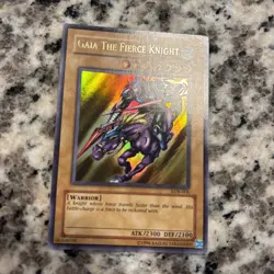Gaia the Fierce Knight LOB-006 "The Legend of Blue Eyes White Dragon" Ultra Rare - Image 3