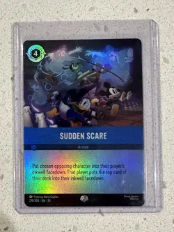 Disney Lorcana Sudden Scare 219/204 The First Chapter Enchanted Foil English - Image 1