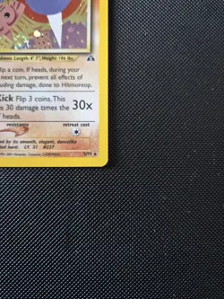 Pokemon TCG Hitmontop Neo Discovery Holo Card 3/75 Unlimited Rare - Image 3