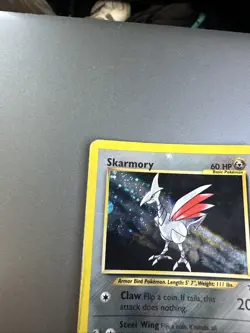 Pokemon Neo Genesis 13/111 Skarmory #13 Rare Holo Card WOTC HP - Image 2