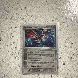 Pokemon TCG Skarmory ex Power Keepers Holo Ultra Rare 98/108 100 HP Card - Image 1