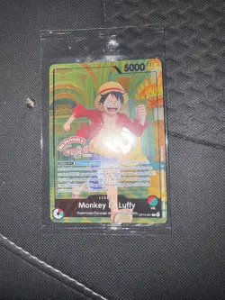 Paris Luffy Promo Card. One Piece. Grevin Museum. In Hand. - Image 1