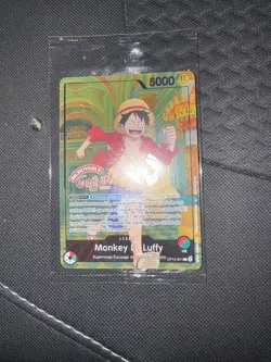 Paris Luffy Promo Card. One Piece. Grevin Museum. In Hand. - Image 3