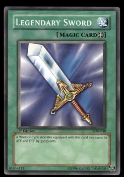 Legendary Sword 1996 1st Edition Yu-Gi-Oh! TCG Card (NM) - Image 1