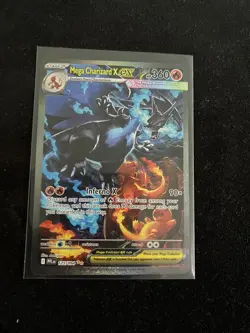 Mega Charizard X ex 125/094 Phantasmal Flames Special Illustration Rare Card NM - Image 1