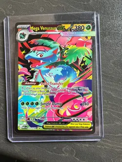 Pokemon Card Mega Venusaur ex 177/132 Mega Evolution Special Illustration Rare - Image 1