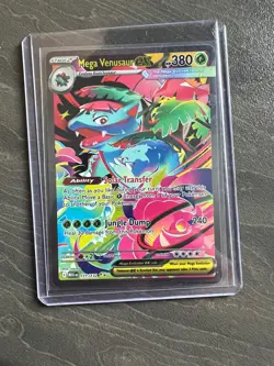 Pokemon Card Mega Venusaur ex 177/132 Mega Evolution Special Illustration Rare - Image 4