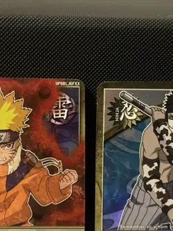 Naruto CCG - Naruto Haku & Zabuza - 1388 1403 1407 - Foil Promo - 3 Card Lot - Image 4