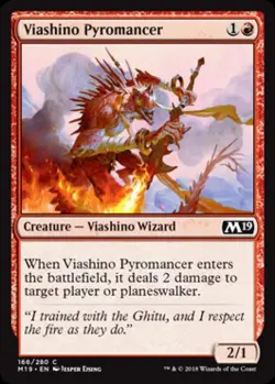 Viashino Pyromancer - Near Mint MTG Magic 2019 Core Set - Image 1