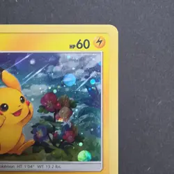 Pokemon Cards Pikachu SM86 Cosmo Holo Black Star Promo Near Mint - Image 3