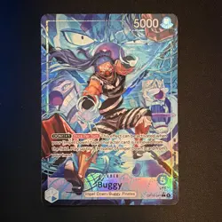 Bandai One Piece Card Game - Buggy OP16-041 Leader Alt Art Foil EN 5000 - Image 1