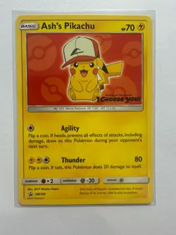 Ash’s Pikachu I Choose You! Movie Promo Set 7 Cards COMPLETE SM108-114 POKEMON - Image 4