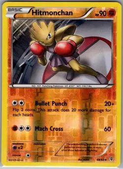 Hitmonchan 48/83 Reverse Holo Generations - Pokemon Card - NM - Image 1