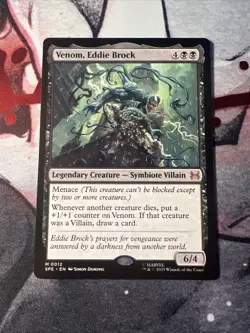 Venom, Eddie Brock Marvel's Spider-Man: Eternal-Legal Regular NM MTG - Image 1