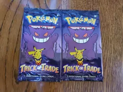 Pokemon Trick Or Trade Booster Pack Halloween 2 packs - 6 Cards total - Image 1