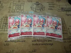 4x Sealed One Piece TCG Promo Pack P-101 to P-107 Cards w/ Gol D Roger - Image 1