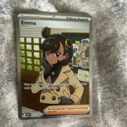 Pokemon TCG Emma full art trainer card 107/86 Chaos Rising set - Image 3