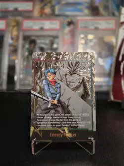 Trunks Gold Energy Marker E01-08* Dragon Ball Super Card Game Fusion World Foil - Image 1