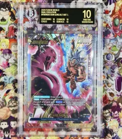Dragon Ball Fusion World FB09 Son Goku Alt Leader BGS 10 Black Label FB09-025 - Image 1