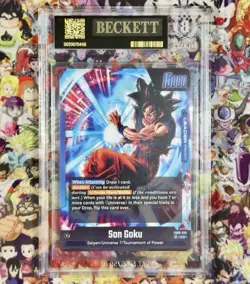 Dragon Ball Fusion World FB09 Son Goku Alt Leader BGS 10 Black Label FB09-025 - Image 2