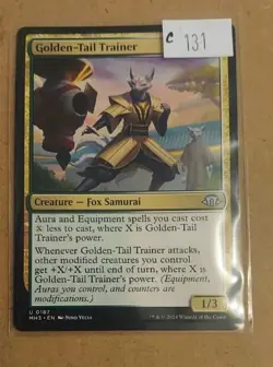 Golden-Tail Trainer - 187 - MH3 - NM - MTG Magic the Gathering - Image 1