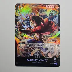 Monkey.D.Luffy ST14-001 Foil Leader One Piece TCG ST14: 3D2Y English - Image 1