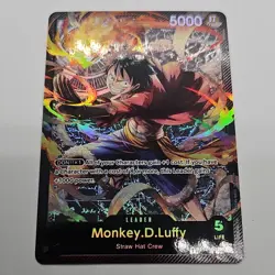 Monkey.D.Luffy ST14-001 Foil Leader One Piece TCG ST14: 3D2Y English - Image 2
