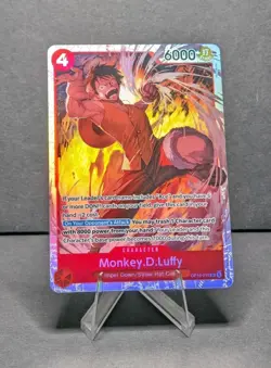 Monkey.D.Luffy OP16-015 Super Rare The Time of Battle One Piece Foil - Image 1