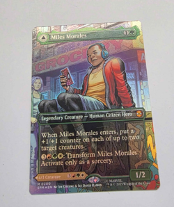 NM Borderless Foil Miles Morales, MTG, Marvel's Spider-Man, Magic, 200 IN HAND - Image 1
