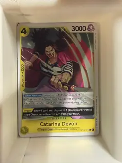 Catarina Devon OP16-104 Rare The Time of Battle One Piece Foil Near Mint - Image 1