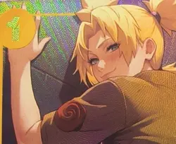 Temari One-Piece Naruto Anime Textured Holographic Card - Image 1