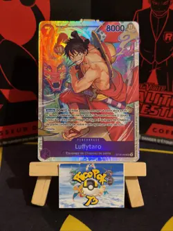ONE PIECE CARD GAME CARTE HOLO FRANCAISE LUFFYTARO ST18-005 FR T JCC MINT 2 - Image 1