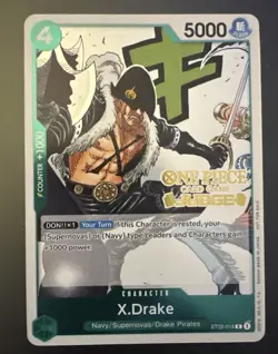 X.Drake - ST02-014 - Judge Pack Vol 2 Gold Stamp Promo One Piece English - Image 1
