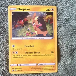Pokemon TCG Morpeko SWSH Sword & Shield Promos SWSH116 Holo Eng 2021 HP80 - Image 1