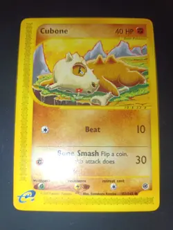 Pokemon TCG Cubone 2002 Expedition Base Set #103/165 Near Mint - Image 2