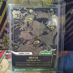Jiraiya 132/130 Secret – Naruto Mythos TCG 1st Edition ENG - Image 2
