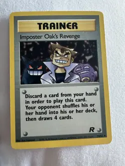 Pokemon TCG Imposter Oak's Revenge Team Rocket Card 76/82 Regular - Image 2