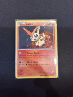 Pokemon TCG Cards Victini XY189 Black Star Promo Holo NM - Image 1