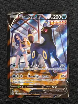 2022 UMBREON V Pokemon TCG TG22/TG30 Full Art Trainer Gallery Brilliant Stars NM - Image 1