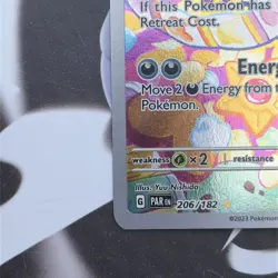 Pokemon TCG Morpeko 206/182 SV04 Paradox Rift Illustration Rare Holo - Image 4