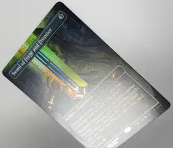 MTG Sword of Forge and Frontier (Borderless) 0002 - Promo - Foil NM - Image 4