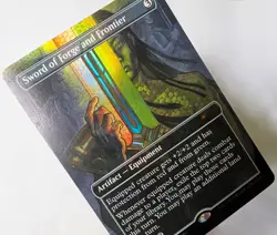 MTG Sword of Forge and Frontier (Borderless) 0002 - Promo - Foil NM - Image 5