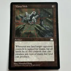 Wizards of the Coast MTG Mana Web Weatherlight 1997 Artifact Rare Reg ENG 3 - Image 1