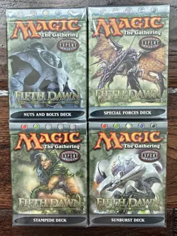 MTG Magic: The Gathering Fifth Dawn Theme Decks Set of 4 Pre-Constructed SEALED - Image 1