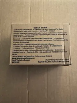 MTG Secret Lair Commander Deck Goblin Storm Sealed Magic The Gathering - Image 3