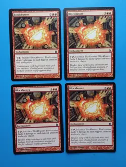 MTG 4x Blockbuster x4 LP Ravnica City of Guilds Magic Playset - Image 1